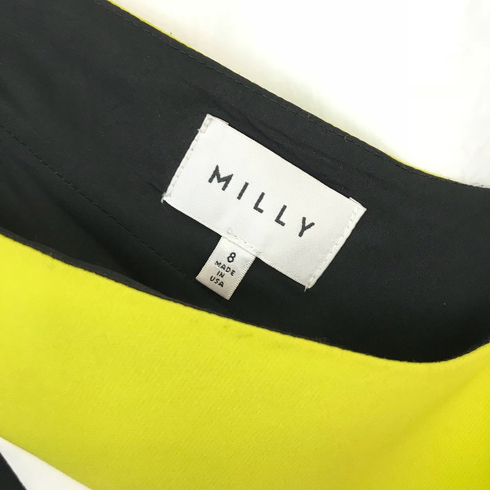MILLY Cady Color-block Sleeveless Sheath Dress - Picture 4 of 7